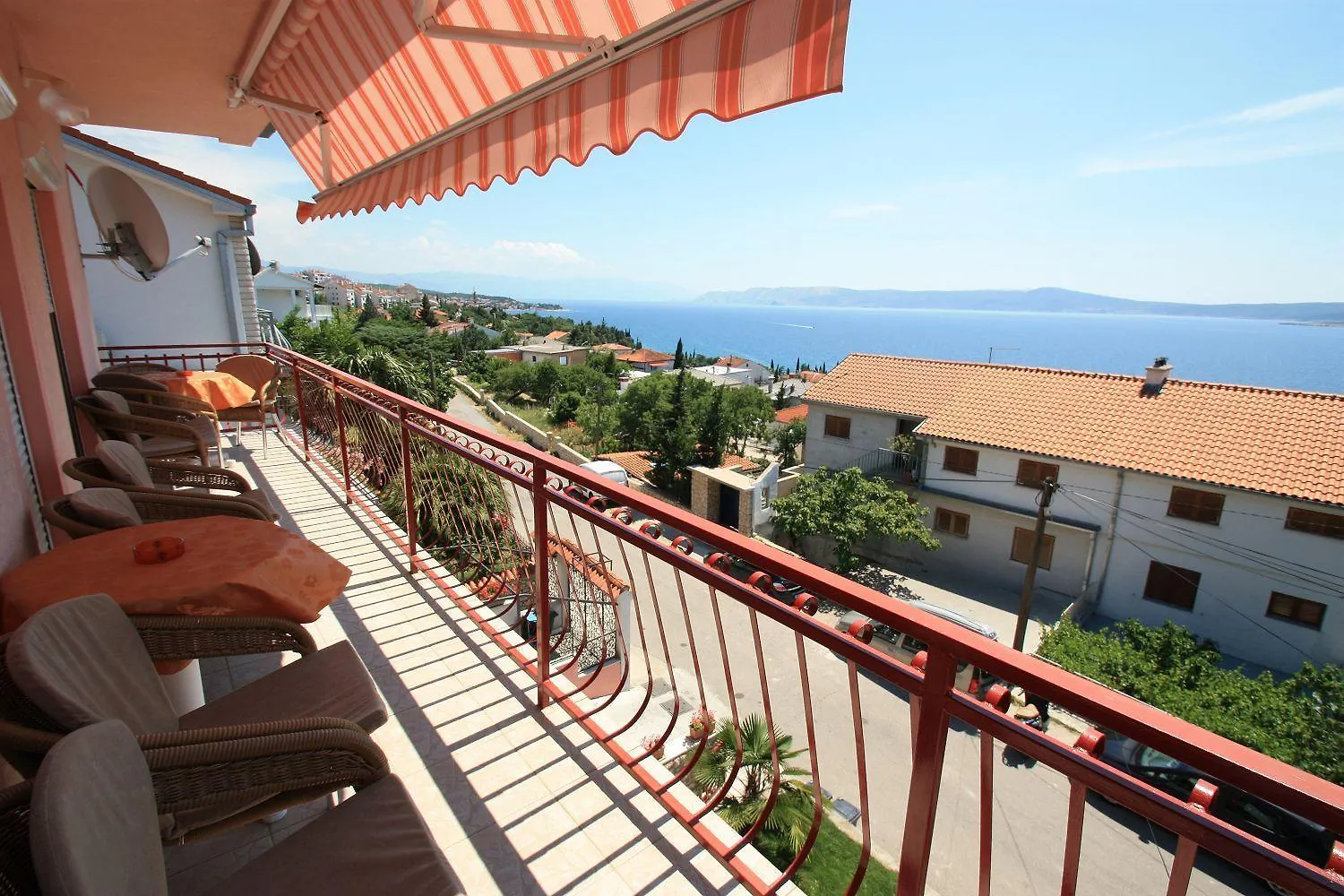 Traumhaftes Penthouse Nur 400 Meter Zum Strand Mit Beheizbarem Pool, Meerblick, Babybett, Grill Crikvenica Croatia