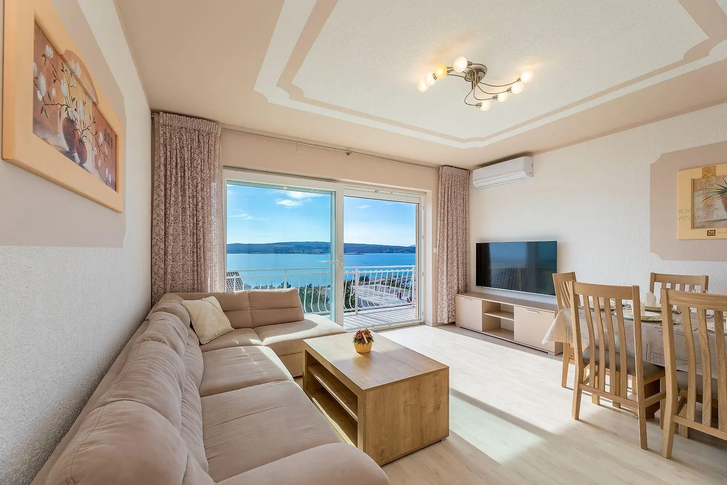Apartment Traumhaftes Penthouse Nur 400 Meter Zum Strand Mit Beheizbarem Pool, Meerblick, Babybett, Grill Crikvenica