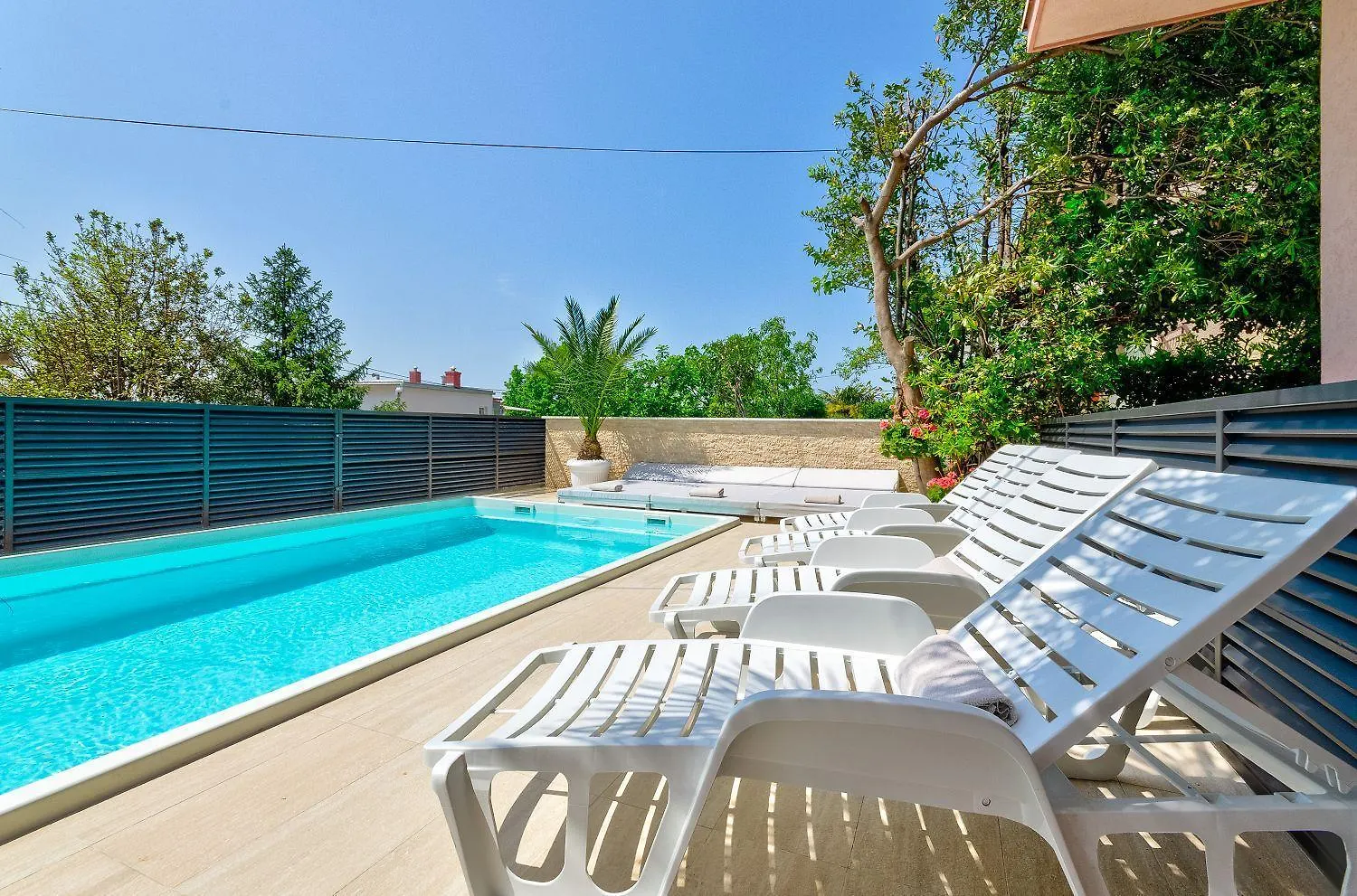 Traumhaftes Penthouse Nur 400 Meter Zum Strand Mit Beheizbarem Pool, Meerblick, Babybett, Grill Crikvenica